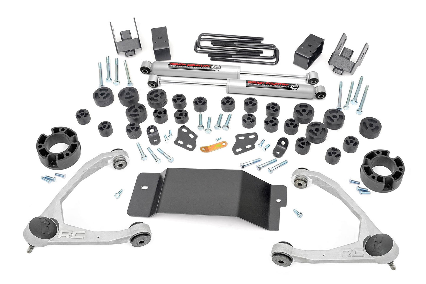 4.75 Inch Lift Kit | Combo | Chevrolet Silverado/GMC Sierra 1500 4WD | 2007-2013 | Rough Country | 257.2