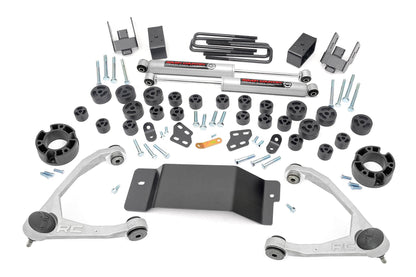 4.75 Inch Lift Kit | Combo | Chevrolet Silverado/GMC Sierra 1500 4WD | 2007-2013 | Rough Country | 257.2