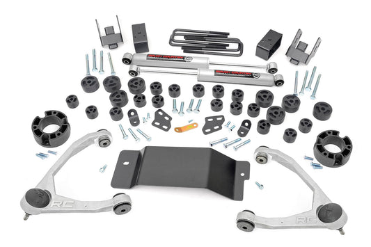 4.75 Inch Lift Kit | Combo | Chevrolet Silverado/GMC Sierra 1500 4WD | 2007-2013 | Rough Country | 257.2