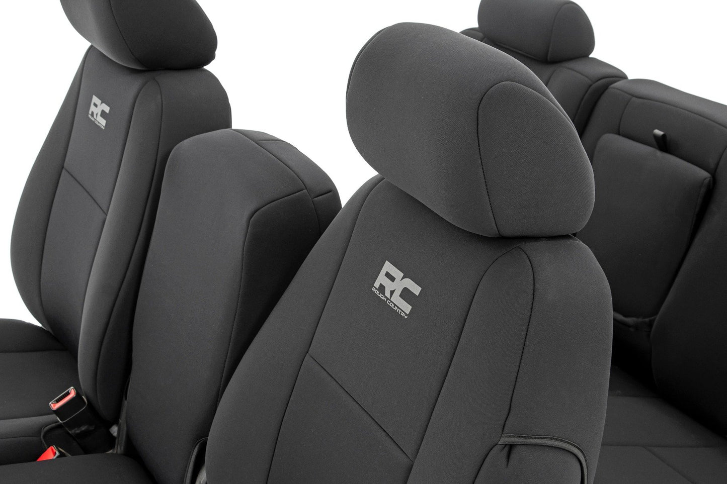 Seat Covers | FR 40/40/20 & RR Full Bench | Chevrolet Silverado/GMC Sierra 1500/2500HD | 2007-2013 | Rough Country | 91033