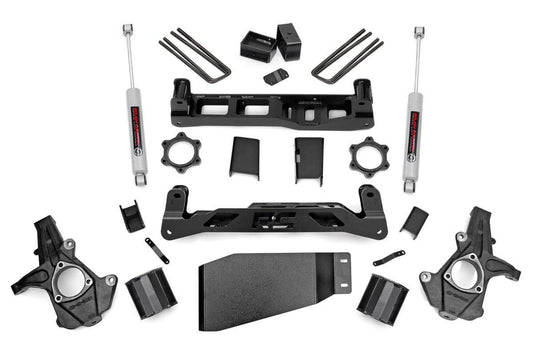 5 Inch Lift Kit | Chevy Silverado & GMC Sierra 1500 4WD | 2007-2013 | Rough Country | 26230