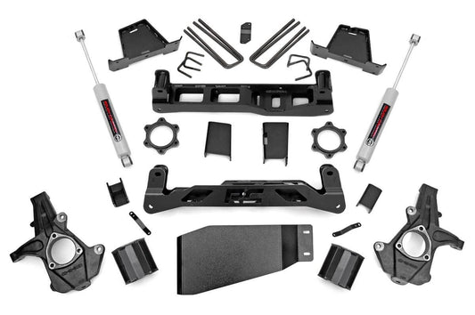 6 Inch Lift Kit | Chevy Silverado & GMC Sierra 1500 4WD | 2007-2013 | Rough Country | 23630
