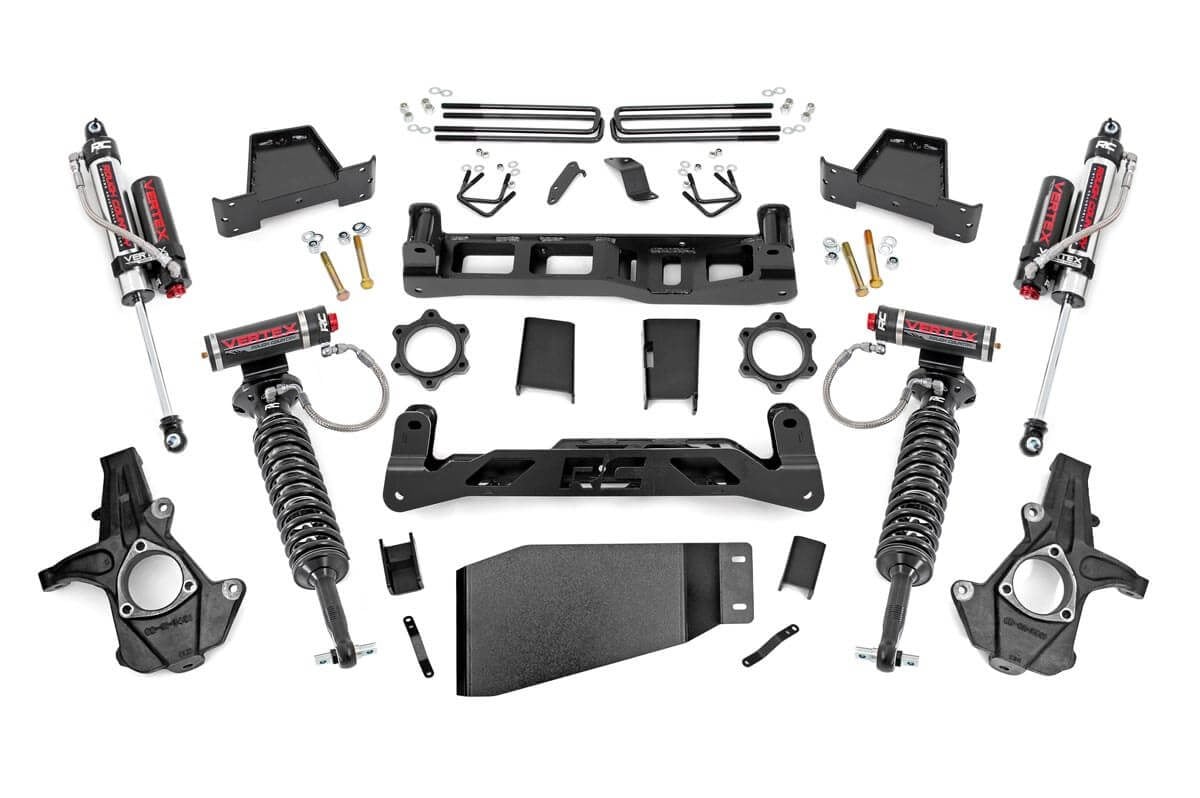 7.5 Inch Lift Kit | Vertex | Chevrolet Silverado/GMC Sierra 1500 4WD | 2007-2013 | Rough Country | 26450