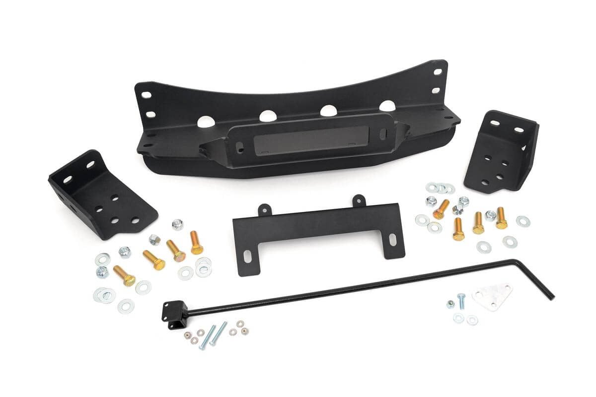Hidden Winch Mounting Plate | Chevrolet Silverado/GMC Sierra 1500 | 2007-2013 | Rough Country | 1080