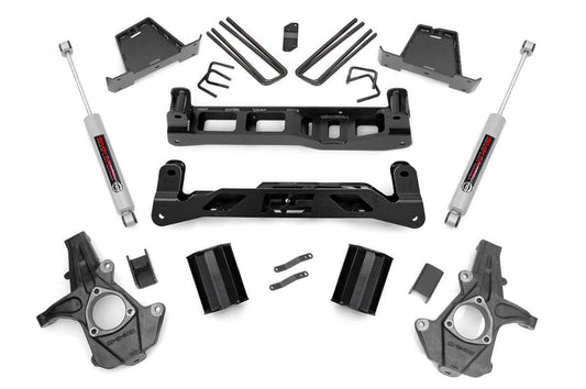7.5 Inch Lift Kit | Chevrolet Silverado/GMC Sierra 1500 2WD | 2007-2013 | Rough Country | 26330