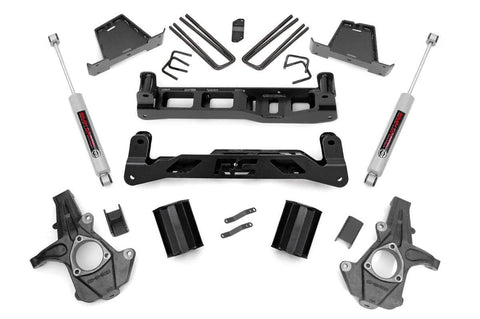 7.5 Inch Lift Kit | Chevrolet Silverado/GMC Sierra 1500 2WD | 2007-2013 | Rough Country | 26330