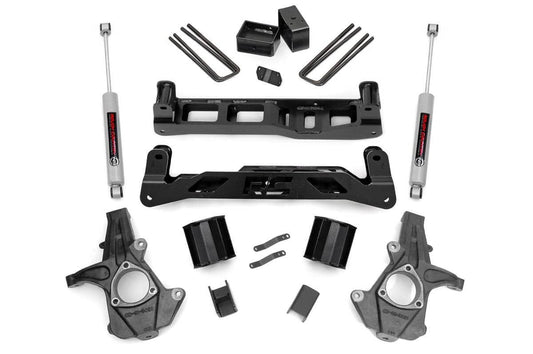5 Inch Lift Kit | Cast Steel | Chevrolet Silverado/GMC Sierra 1500 | 2014-2017 | Rough Country | 24730