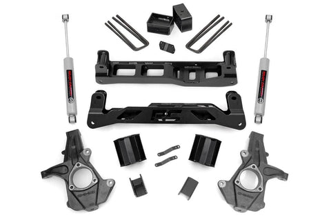 5 Inch Lift Kit | Cast Steel | Chevrolet Silverado/GMC Sierra 1500 | 2014-2017 | Rough Country | 24730