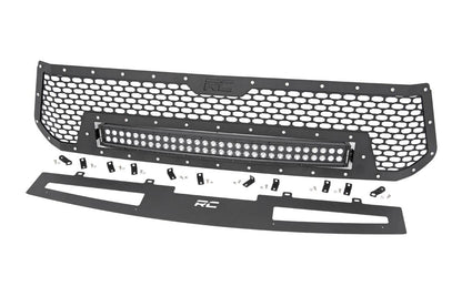 Mesh Grille | 30" Dual Row LED | Black | Toyota Tundra | 2014-2017 | Rough Country | 70226