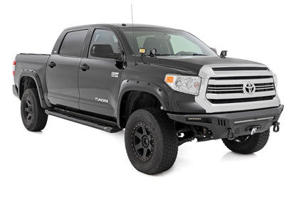 HD2 Running Boards | Crewmax Cab | Toyota Tundra 2WD/4WD | 2007-2021 | Rough Country | SRB071791A