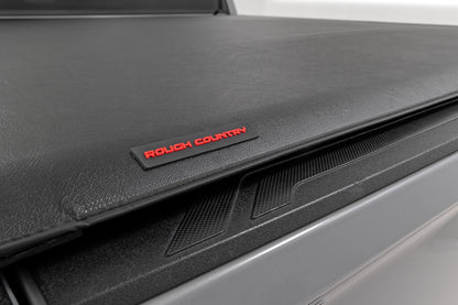 Soft Roll Up Bed Cover | 5'7" Bed | Toyota Tundra 2WD/4WD | 2007-2021 | Rough Country | 42419550