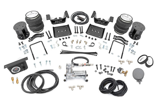 Air Spring Kit w/compressor | 5 Inch Lift Kit | Chevrolet Silverado/GMC Sierra 1500 | 2007-2018 | Rough Country | 100054C