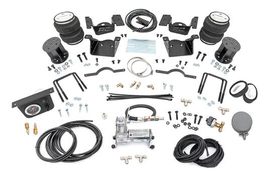 7.5 Inch Lift Kit w/compressor | Air Spring Kit | Chevrolet Silverado/GMC Sierra 2500HD/3500HD | 2011-2019 | Rough Country | 100074C