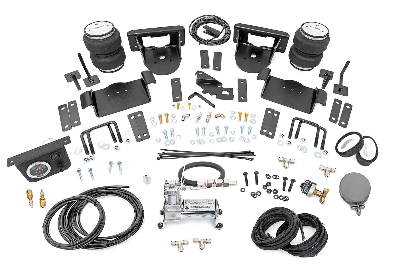 Air Spring Kit w/Compressor | 0-6" Lifts | Ford F-150 4WD | 2021-2022 | Rough Country | 10009C