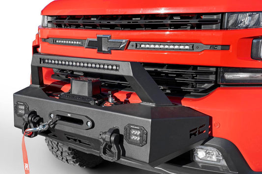 EXO Winch Mount Kit | Chevy Silverado 1500 2WD/4WD | 2019-2021 | Rough Country | 10765