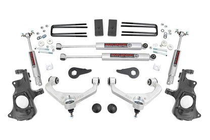 3.5 Inch Lift Kit | Knuckle | Chevrolet Silverado/GMC Sierra 2500HD/3500HD | 2011-2019 | Rough Country | 95730