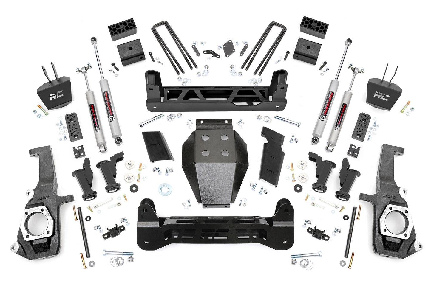 5 Inch Lift Kit | Torsion Drop | Chevrolet Silverado/GMC Sierra 2500HD/3500HD | 2011-2019 | Rough Country | 10330