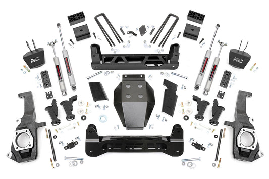 5 Inch Lift Kit | Torsion Drop | Chevrolet Silverado/GMC Sierra 2500HD/3500HD | 2011-2019 | Rough Country | 10330
