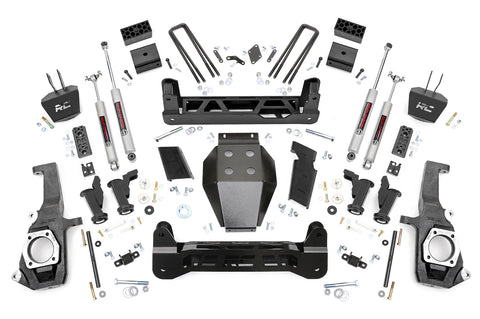 5 Inch Lift Kit | Torsion Drop | Chevrolet Silverado/GMC Sierra 2500HD/3500HD | 2011-2019 | Rough Country | 10330