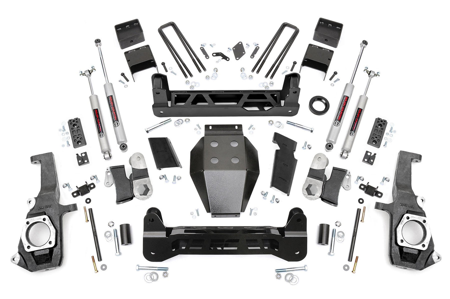 7.5 Inch Lift Kit | NTD | Chevrolet Silverado/GMC Sierra 2500HD/3500HD | 2011-2019 | Rough Country | 25330