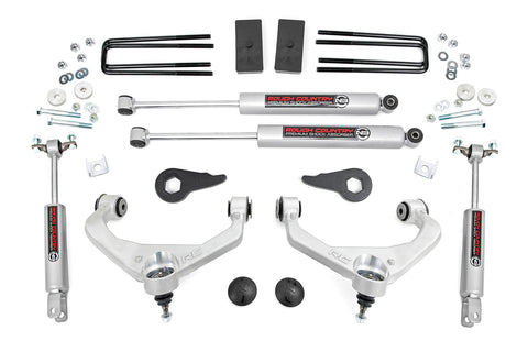 3 Inch Lift Kit | GMC Sierra/ Chevrolet Silverado  2500HD/ 3500HD (w/ Upper Control Arms) 2ED/4WD| 2011-2019 | Rough Country | 95920