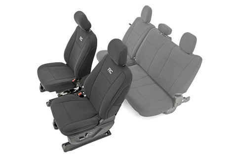 Seat Covers | Front Bucket Seats | Ford F-150 /Super Duty | 2015-2022 | Rough Country | 91016