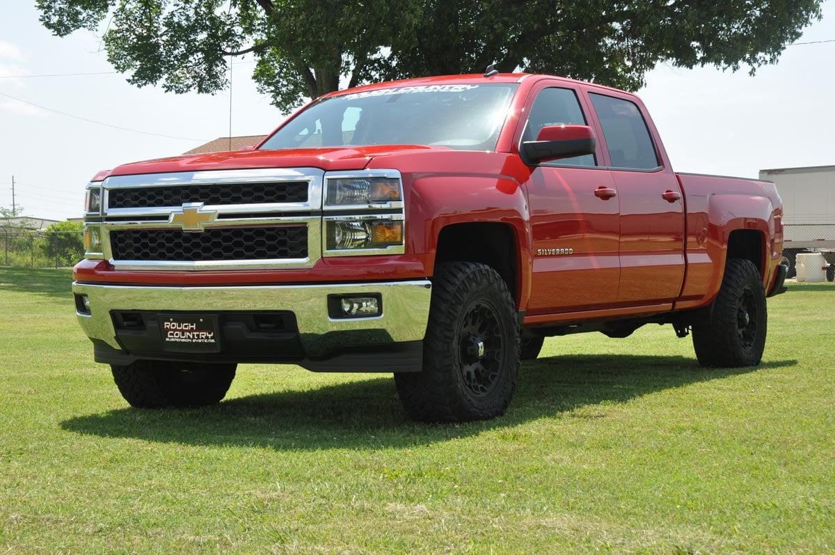 2 Inch Leveling Kit | Loaded Strut | Chevrolet Silverado/GMC Sierra 1500 Truck & SUV | 2007-2013 | Rough Country | 501029