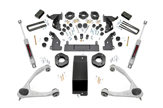 4.75 Inch Lift Kit | Combo Aluminum Arms | Chevrolet Silverado/GMC Sierra 1500 | 2014-2015 | Rough Country | 294.2