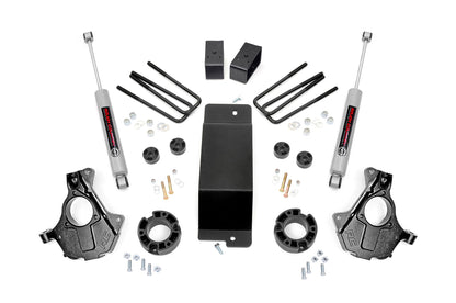 3.5 Inch Lift Kit | Cast Steel LCA | Chevrolet Silverado/GMC Sierra 1500 | 2014-2018 | Rough Country | 12430