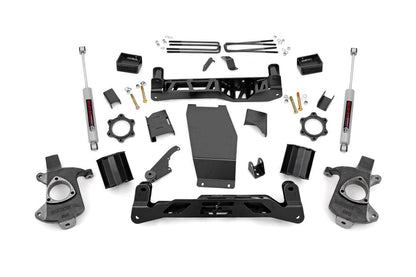 5 Inch Lift Kit | Cast Steel | Chevrolet Silverado/GMC Sierra 1500 | 2014-2018 | Rough Country | 22330