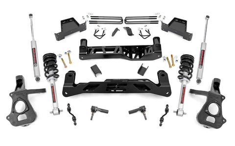 7 Inch Lift Kit | Cast Steel | N3 Struts | Chevrolet Silverado/GMC Sierra 1500 | 2014-2018 | Rough Country | 23733