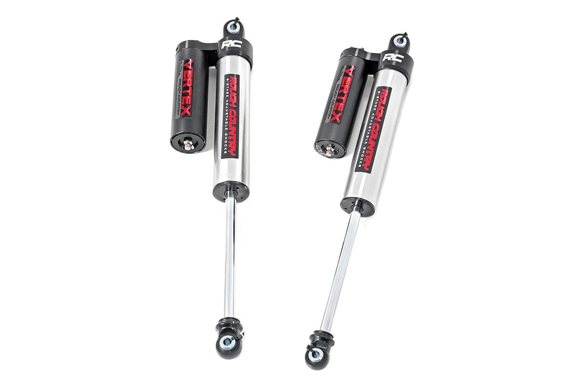 Vertex 2.5 Adj Rear Shocks | 0-3.5" | Ford F-150 4WD | 2015-2022 | Rough Country | 699012
