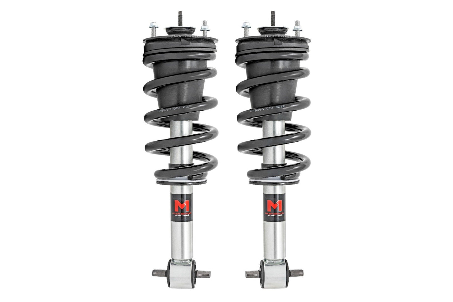 M1 Adjustable Leveling Struts | Monotube | 0-2" | Chevrolet Silverado/GMC Sierra 1500 | 2014-2018 | Rough Country | 502063
