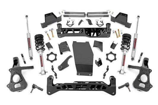 7 Inch Lift Kit | Cast Steel | N3 Struts | Chevrolet Silverado/GMC Sierra 1500 4WD | 2014-2018 | Rough Country | 22833