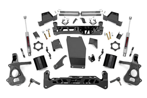 7 Inch Lift Kit | Cast Steel | Chevrolet Silverado/GMC Sierra 1500 | 2014-2018 | Rough Country | 22832