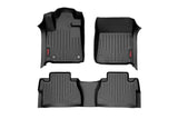 Floor Mats | FR & RR | CrewMax | Toyota Tundra 2WD/4WD | 2014-2021 | Rough Country | M-71770