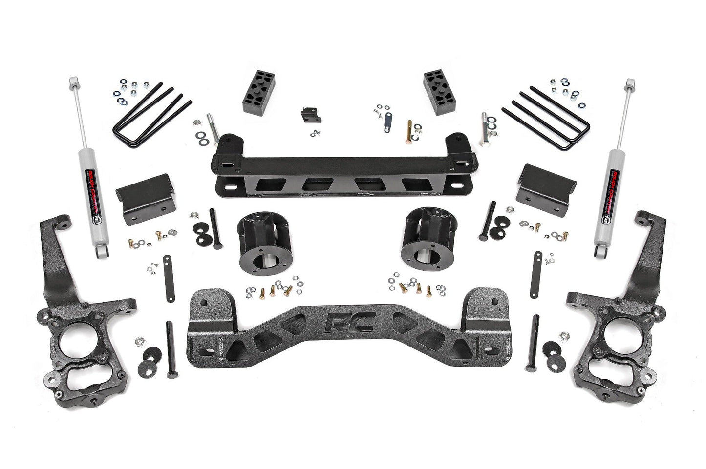 4 Inch Lift Kit | Ford F-150 2WD | 2015-2020 | Rough Country | 55130