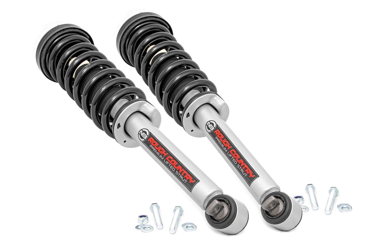 Loaded Strut Pair | 6 Inch | Ford F-150 4WD | 2014-2022 | Rough Country | 501052
