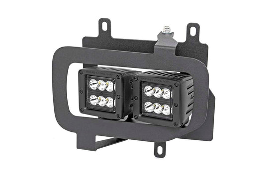 LED Light | Fog Mount | Dual 2" Black Pairs | Spot/Flood | Ford F-150 | 2015-2017 | Rough Country | 70865