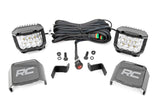 LED Light | Ditch Mount | 2" Chrome Pair | Wide Angle | Ford F-150 | 2015-2022 | Rough Country | 71033