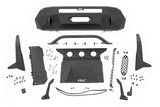 Front Bumper | High Clearance | 12000-Lb Pro Series Winch | Synthetic Rope Toyota Tacoma 4WD | 2016-2022 | Rough Country | 10717