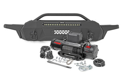 Front Bumper | High Clearance | Hybrid | 20" Blk LED | Toyota Tacoma 4WD | 2016-2022 | Rough Country | 10722