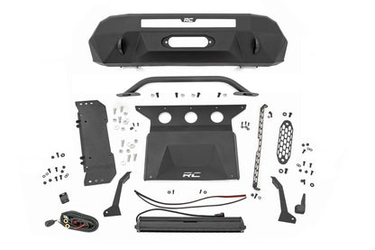 Front Bumper | Hybrid | 20" Blk LED | Toyota Tacoma 2WD/4WD | 2016-2022 | Rough Country | 10718