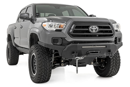 Front Bumper | High Clearance | Hybrid | 20" Blk LED | Toyota Tacoma 4WD | 2016-2022 | Rough Country | 10722
