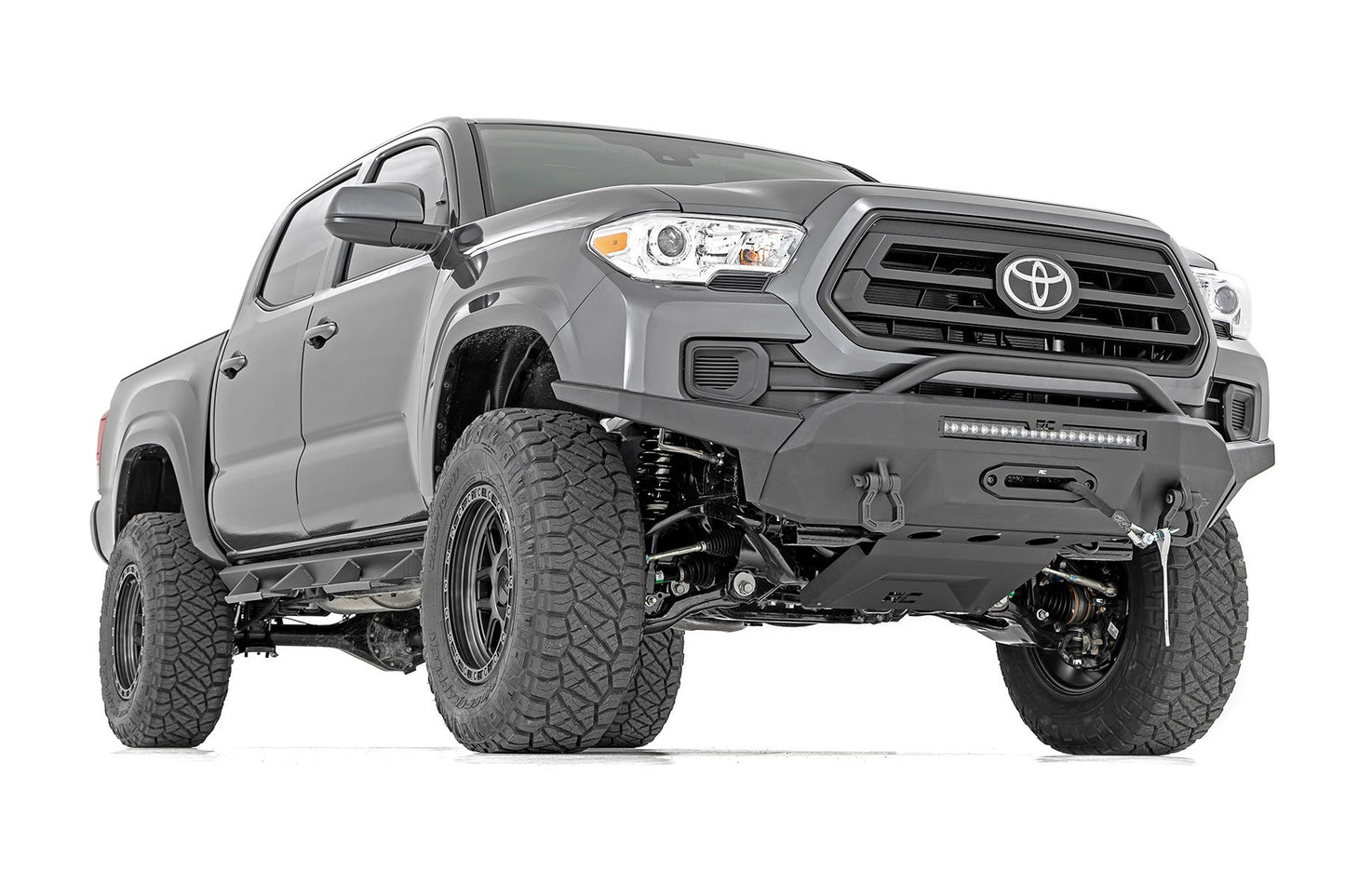 Front Bumper | High Clearance | Hybrid | 20" Blk LED | Toyota Tacoma 4WD | 2016-2022 | Rough Country | 10722