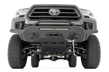 Front Bumper | High Clearance | Hybrid | 20" Blk LED | Toyota Tacoma 4WD | 2016-2022 | Rough Country | 10722