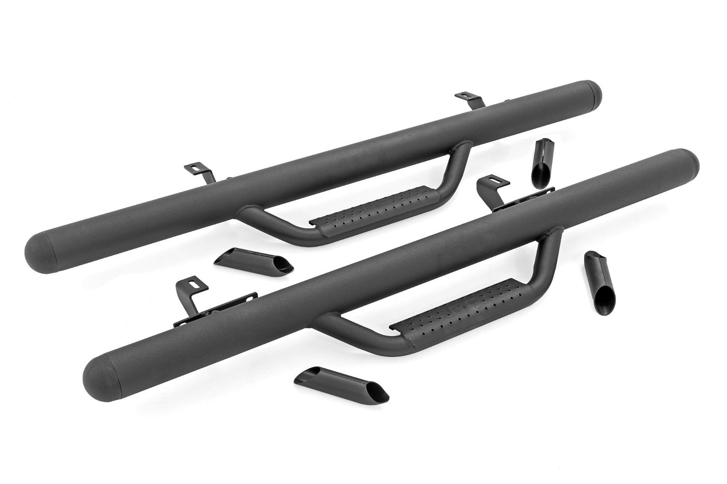 Nerf Steps | Full Length | 2 Door | Jeep Wrangler JL 4WD | 2018-2021 | Rough Country | RCJ1846B