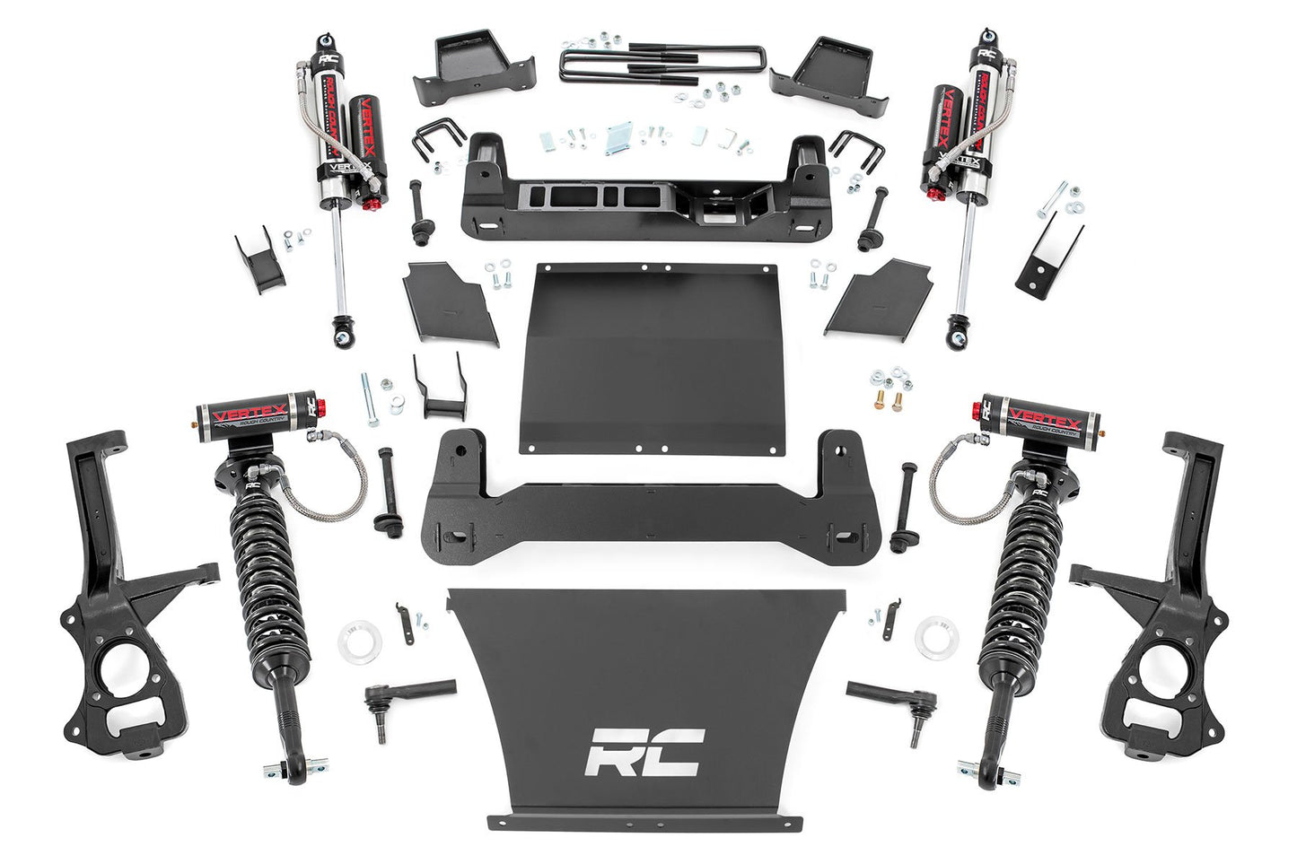 4 Inch Lift Kit | AT4/Trailboss | Vertex | Chevrolet Silverado/GMC Sierra 1500 | 2019-2022 | Rough Country | 27550