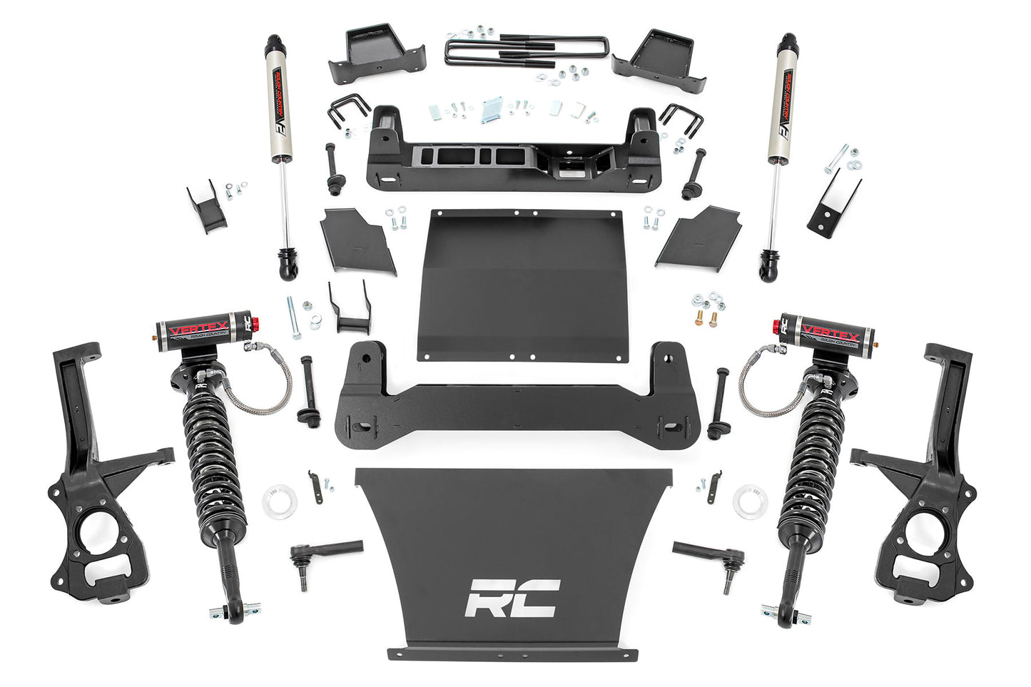 4 Inch Lift Kit | AT4/Trailboss | Vertex/V2 | Chevrolet Silverado/GMC Sierra 1500 | 2019-2022 | Rough Country | 27557