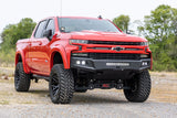 High Clearance Front Bumper | LED Lights & Skid Plate | Chevy Silverado 1500 | 2019-2022 | Rough Country | 10757A